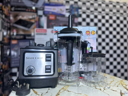 Silver Crest SC-1589 A German Technology 2-in-1 Commercial Blender & Grinder - Heavy Duty
