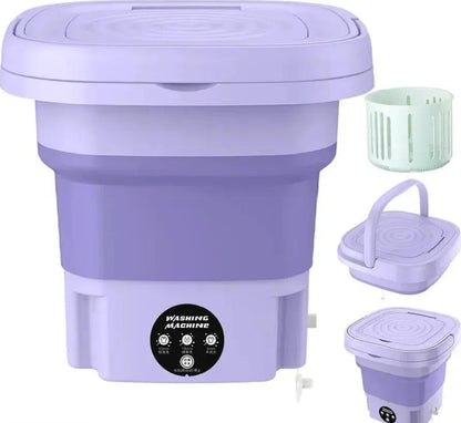 Mini Portable Folding Washing Machine 8.5L - Baby Clothes, Undergarments & Socks ke liye - 220V