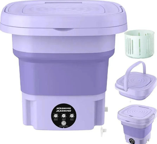 Mini Portable Folding Washing Machine 8.5L - Baby Clothes, Undergarments & Socks ke liye - 220V