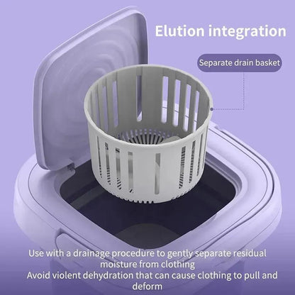 Mini Portable Folding Washing Machine 8.5L - Baby Clothes, Undergarments & Socks ke liye - 220V